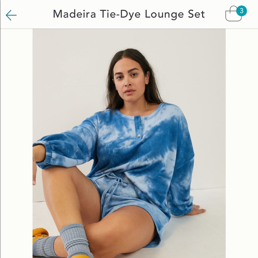 NWOT | Anthro Tie Dye Lounge Set | size M